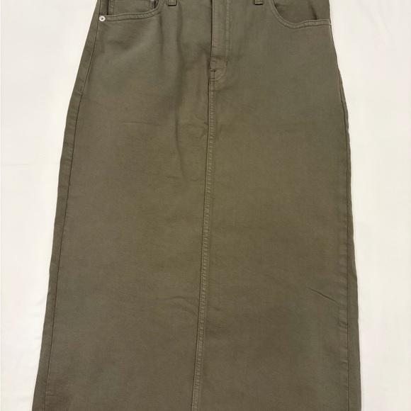 Banana Republic Dresses & Skirts - Banana Republic Olive Green Denim Skirt